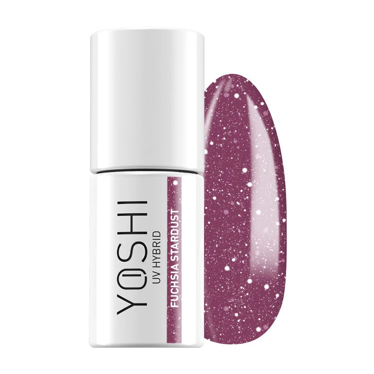 Yoshi Gel Polish Fuchsia Stardust 6 ml – 524