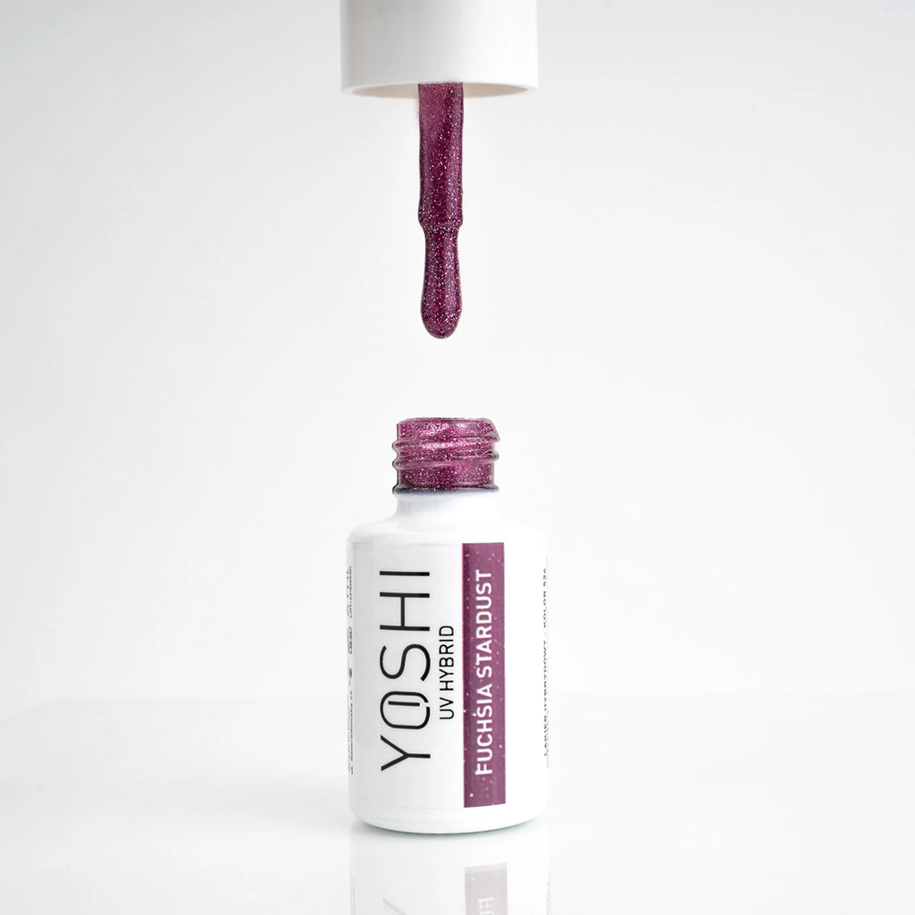 Yoshi Gel Polish Fuchsia Stardust 6 ml – 524