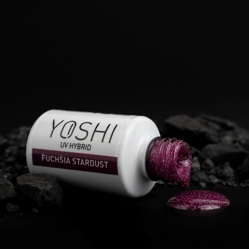 Yoshi Gel Polish Fuchsia Stardust 6 ml – 524