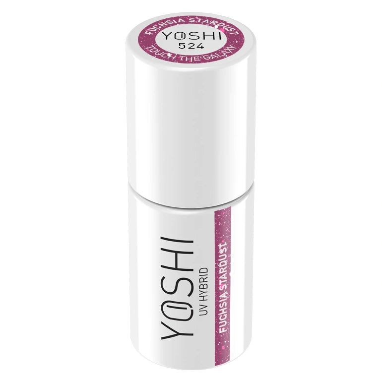 Yoshi Gel Polish Fuchsia Stardust 6 ml – 524