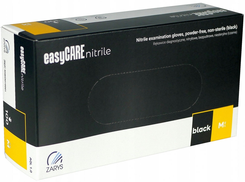 Nitrile Gloves Black-Medium
