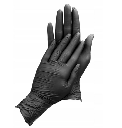 Nitrile Gloves Black-Medium