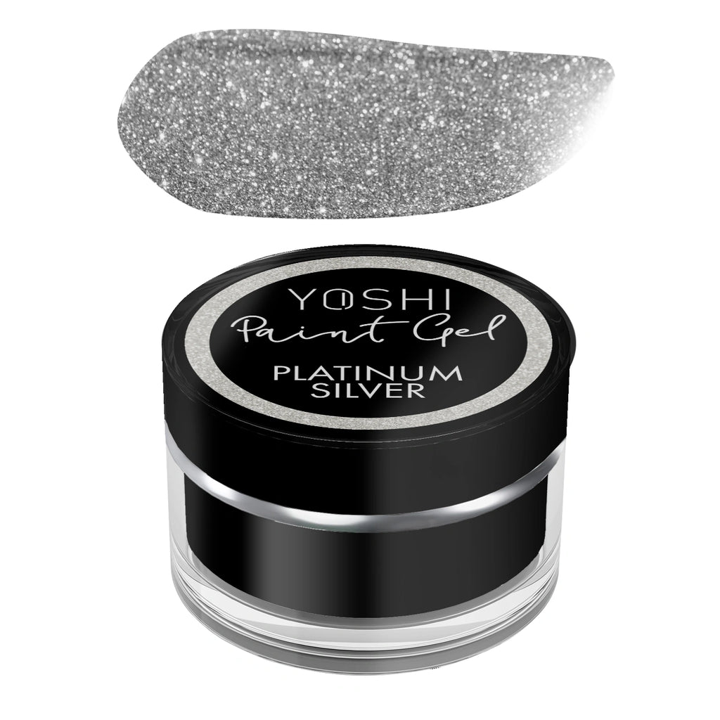 Yoshi Paint Gel UV LED Platinum Silver- 5ml