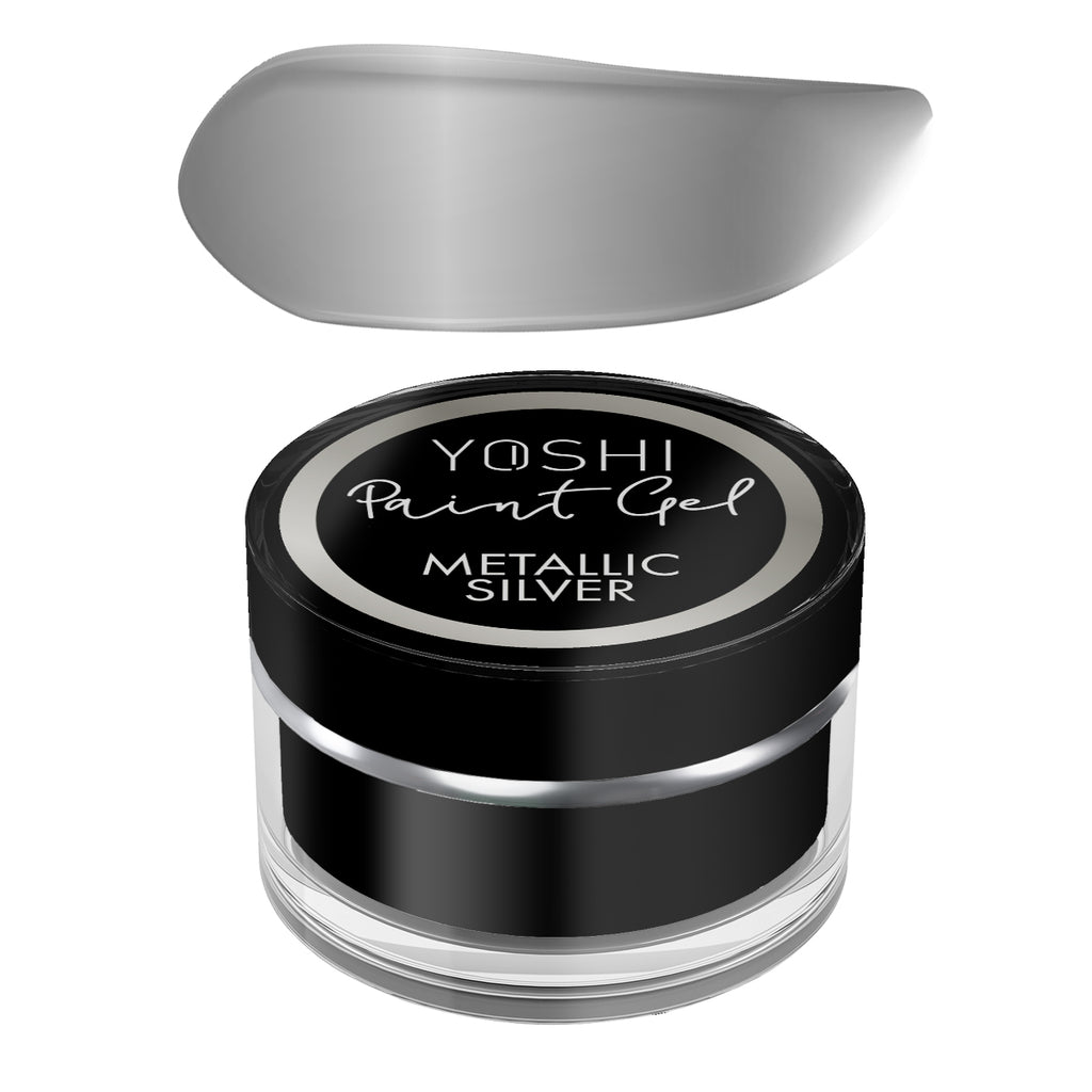 Yoshi Paint Gel UV LED Metallic Silver- 5 ml