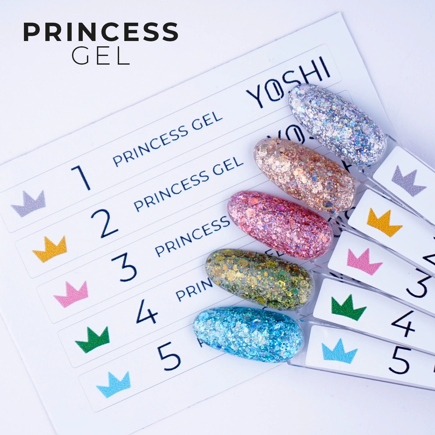Yoshi Princess Gel Silver–  No.1