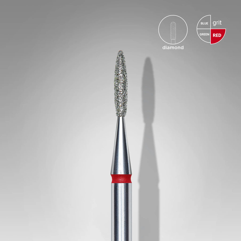 STALEKS Diamond Nail Drill Bit Flame- Expert Red