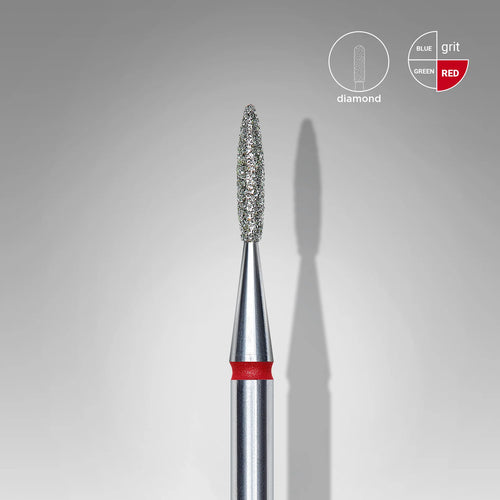 STALEKS Diamond Nail Drill Bit Flame- Expert Red