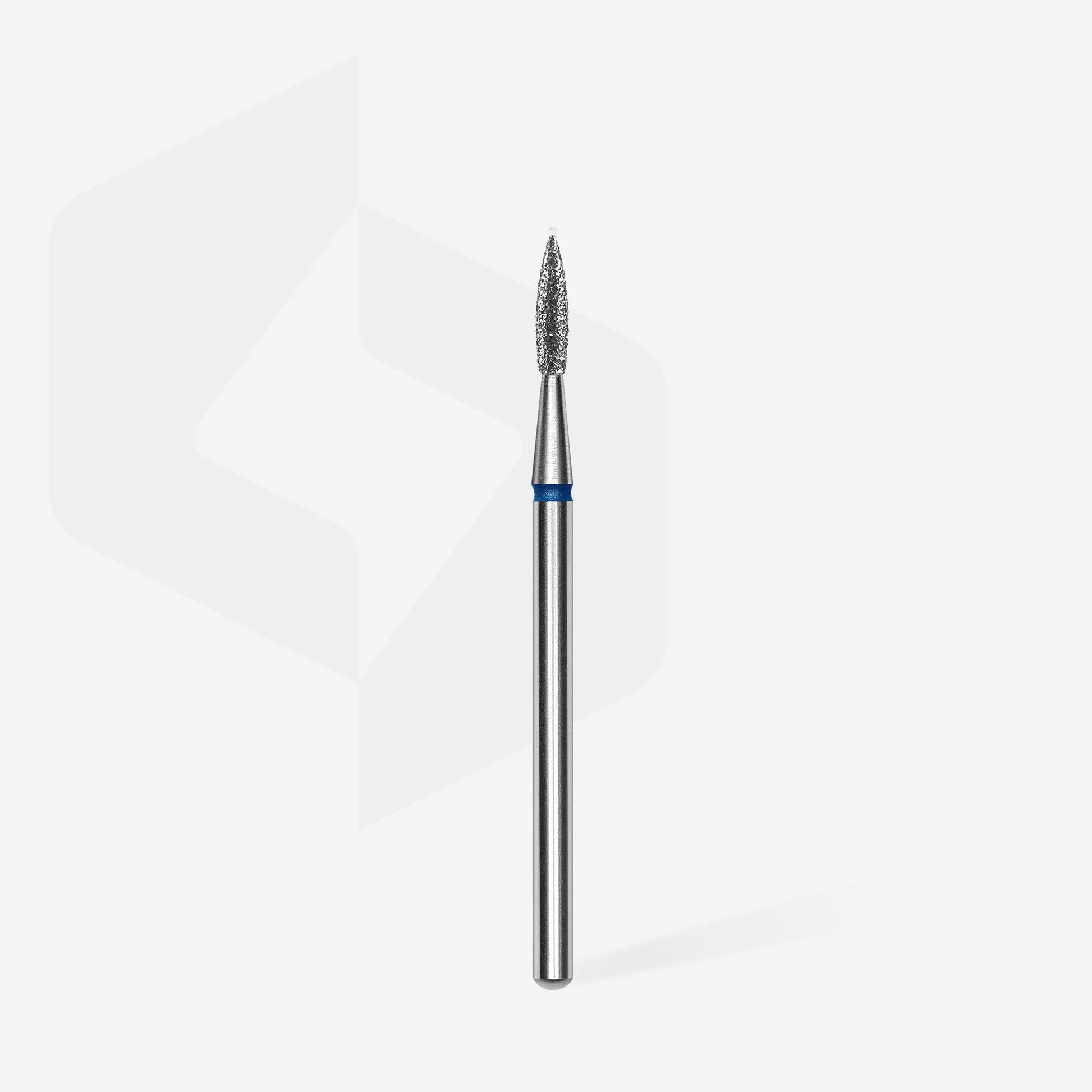 STALEKS Diamond Nail Drill Bit Pointed Flame- Expert Blue