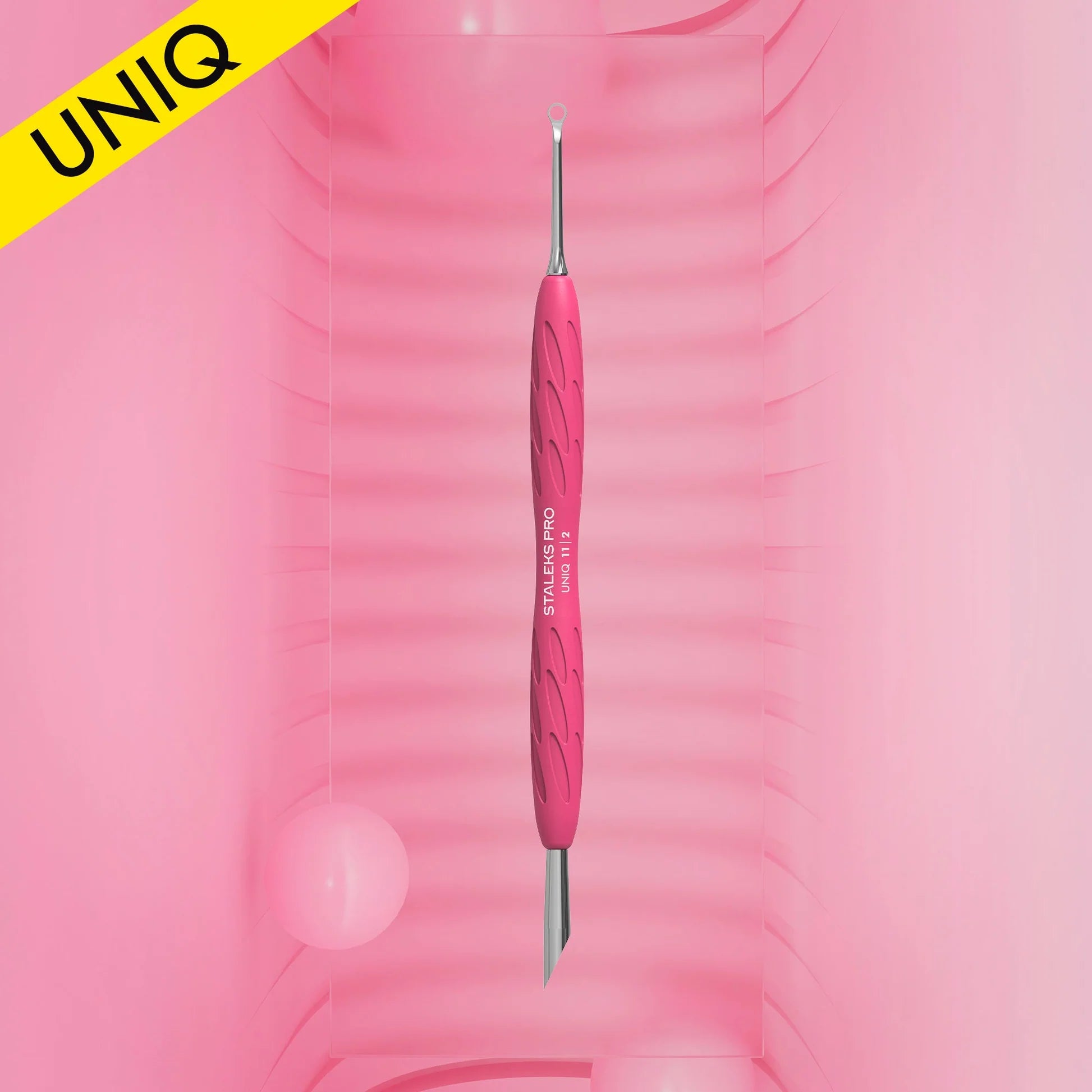 Staleks 11/2 Beveled and loop pusher- UNIQ Pink