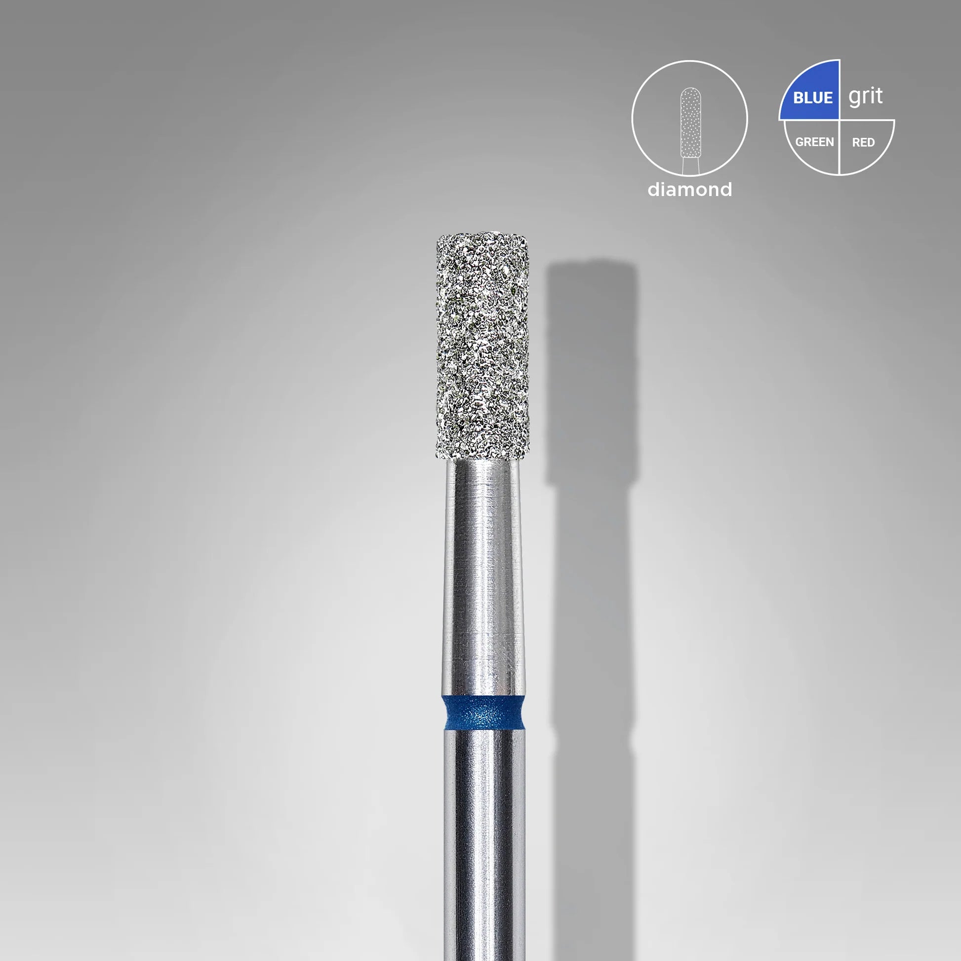 STALEKS Diamond Nail Drill Bit Cylinder- Expert Blue