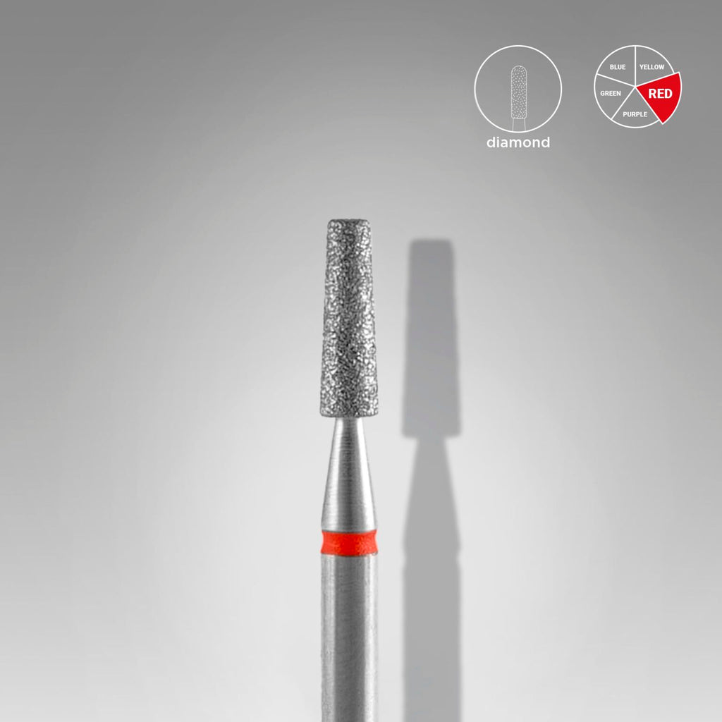 Staleks Diamond Nail Drill Bit Frustum- Expert Red