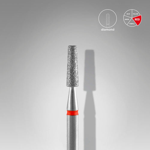 Staleks Diamond Nail Drill Bit Frustum- Expert Red