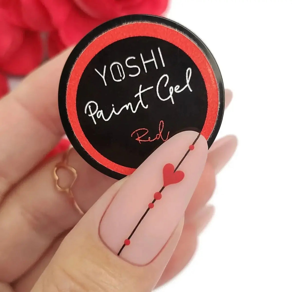 Yoshi Paint Gel UV LED Red- 5 ml