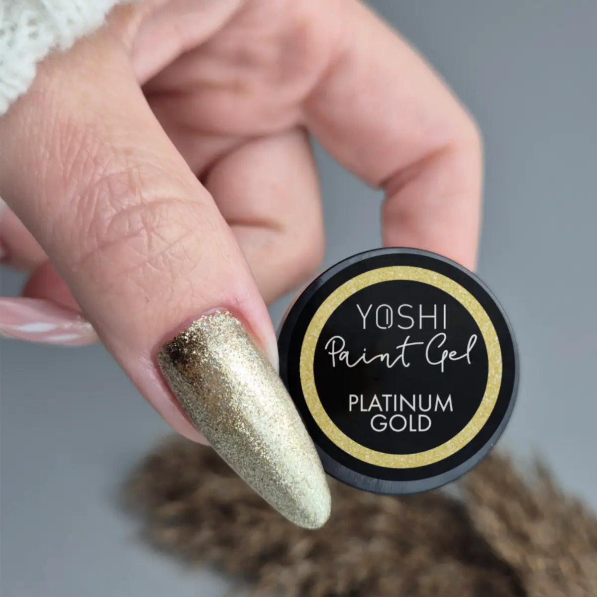 Yoshi Paint Gel UV LED Platinum Gold- 5ml