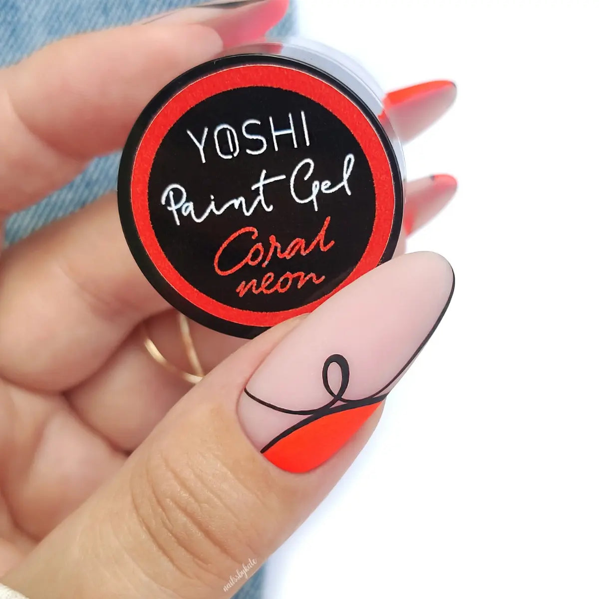 Yoshi Paint Gel UV LED Coral Neon- 5 ml