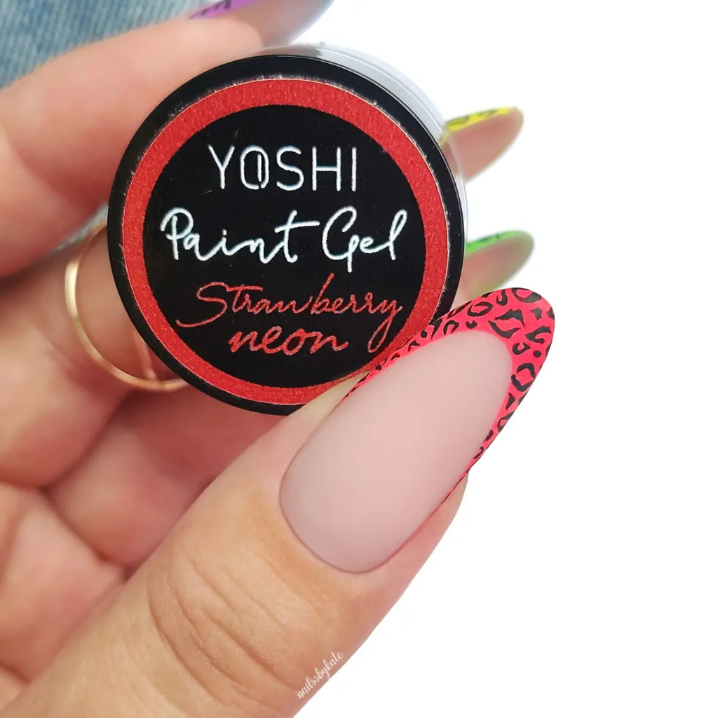 Yoshi Paint Gel UV LED Strawberry Neon- 5 ml