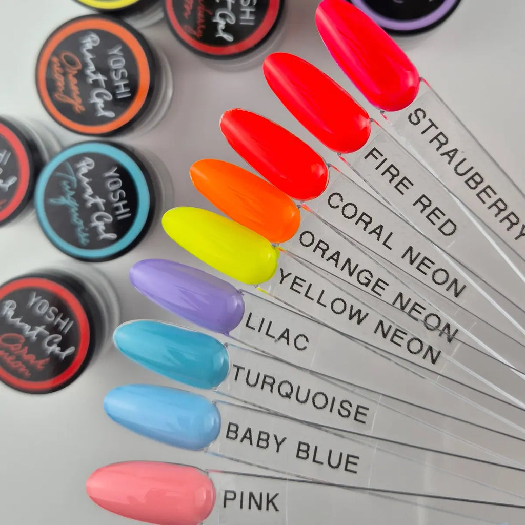 Yoshi Paint Gel UV LED Fire Red Neon- 5 ml