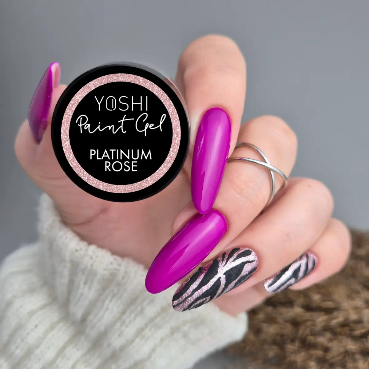 Yoshi Paint Gel UV LED Platinum Rose- 5ml